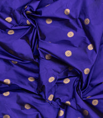 Violet Handloom Paithani Silk Saree With Meena Border & Pallu-PA1129