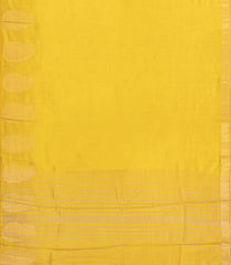 Yellow Woven Art Tussar Silk Saree With Mango Buttas-SY0550