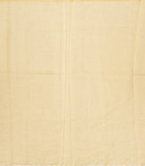 Sandal Woven Blended Linen Saree With Embroidered Bird Motifs-BL3864