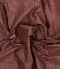 Crimson Woven Tussar Silk Saree With Diamond Motifs-TU3322
