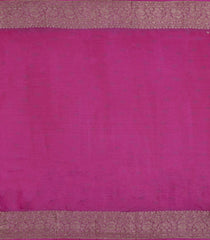 Pink Woven Tussar Silk Saree With Floral Buttas-TU3579