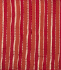 Crimson & Rust Woven Art Viscose Saree With Zari Stripes-BL4695