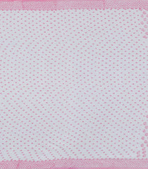 Baby Pink Printed Jaipur Cotton Saree With Floral Motifs-JC1667