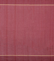 Rust Handloom Silk Cotton Saree With Buttas-SC4526