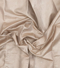 Light Peach Woven Tissue Silk Saree With Floral Zari Motifs-KA15552