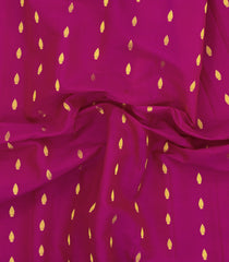 Magenta Handloom Gadwal SICO Saree With Cotton Body & Silk Border-GA0381