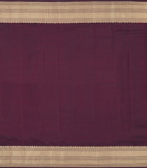 Dark Maroon Woven Pure Silk Saree With Zari Buttas-EC2580