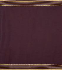Red Woven Mysore Silk Saree With Contrast Zari Border-MS3800