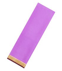 Lavender Woven Mysore Silk Saree With Contrast Border-MS3843