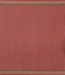 Red Handloom Kanchi Cotton Saree With Buttas-KC1779