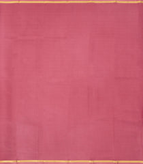 Dusty Peach Woven Mysore Silk Saree With Floral Border-MS3396