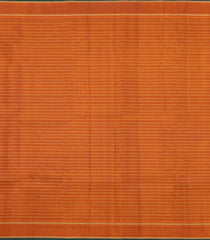 Bottle Green Handloom Kanchipuram Silk Saree With Checks & Contrast Border-KA16032