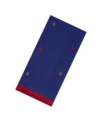 Purple Woven Tussar Silk Saree With Buttas & Contrast Border-TU3475