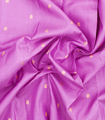 BubbleGum Pink Handloom Korvai Kanchipuram Silk Saree With Annam Kanchipuram Butta Silk Sarees-KA16569