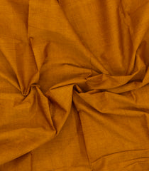 Oil Mustard Woven Chettinad Cotton Saree With Contrast Border-CN1909