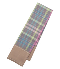 Multi Colour Handloom Kanchipuram Silk Saree With Checks-KA14562