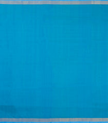 Cyan Handloom Uppada Silk Saree With Meena Buttas-UP0426