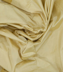 Taupe Handloom Kanchipuram 9 Yards Silk Saree With Zari Border-KA13404