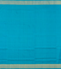 Cyan Handloom Uppada Silk Saree With Meena Floral Motifs-UP0354