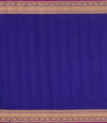 Sandal Handloom Gadwal Silk Saree With Buttas & Contrast Border-GA0435