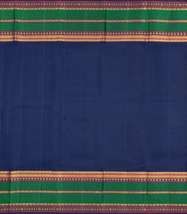 Multi Colour Handloom Korvai Kanchipuram Silk Saree With Checks-KA16222