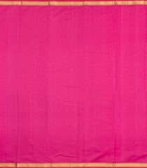 Pink Handloom Maheswari Silk Cotton Saree With Zari Border-SC4913