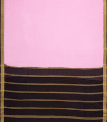 Light Pink Woven Mysore Silk Saree With Contrast Border-MS3712