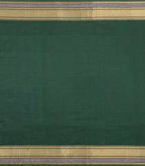 Mustard Handloom Korvai Kanchipuram Silk Saree With Zari Buttas-KA16159
