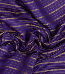 Purple Woven Synthetic Dola Silk Saree With Zari Stripes-BL5716