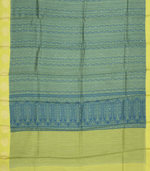 Aquamarine Pure Tussar Silk Saree With Printed Floral Motifs-TU3718