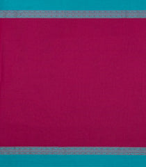 PInk Woven Bengal Cotton Saree With Contrast Border-BG1726
