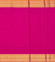 Gold Handloom Korvai Tissue Kanchipuram Silk Saree With Buttas-KA13171