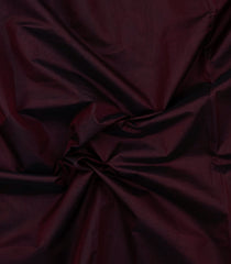 Dark Maroon Handloom 9 Yards Silk Cotton Saree With Contrast Border-SC4687