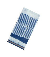 Indigo Printed Jaipur Cotton Saree With Tie & Dye Motifs-JC1693