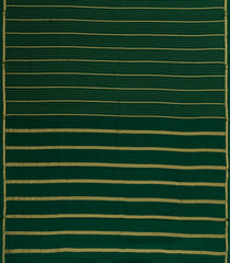 Dark Green Woven Mysore Silk Saree With Pure Zari Stripes -MS3279