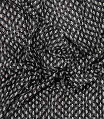 Black Pritned Jaipur Cotton Saree With Floral Motifs-JC1582