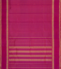 Pink Handloom Kanchipuram Silk Saree With Zari Checks-KA15220