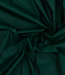 Bottle Green Woven Pure Silk Saree With Contrast Border-KA15625