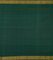 Leafy Green Handloom Rajkot Patola Ikat Silk Saree With Tie & Dye Motifs-IK0489