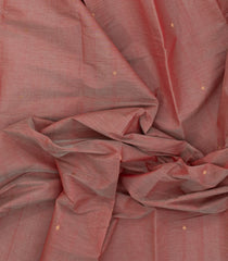 Dusty Pink Handloom Kanchi Cotton Saree With Annam Motifs-KC1678