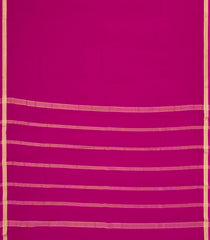 Magenta Woven Mysore Silk Saree With Zari Border-MS3338