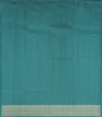 Shadow Green Handloom Kanchipuram Silk Saree With Stripes-KA14664