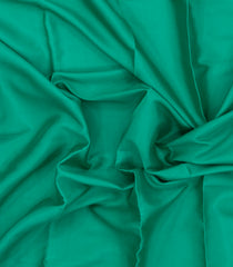 Turquoise Woven Mysore Silk Saree With Contrast Zari Border-MS3617