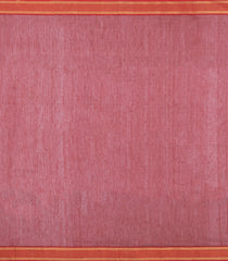 Red Handloom Maheswari Silk Cotton Saree With Floral Buttas & Zari Border-SC4845