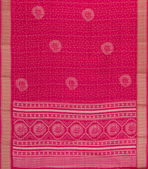 Pink Printed Art Dola Silk Saree With Zari Checks & Border-BL5746