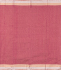 Peach Handloom Maheswari Silk Cotton Saree With Buttas-SC4120