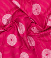 Pink Printed Synthetic Dola Silk Saree With Zari Stripes & Border-SY0405