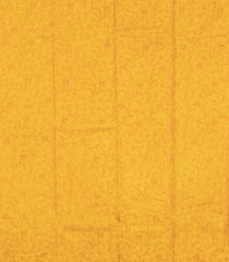 Yellow Printed Silk Saree With Floral Motifs-PS0697