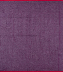 Burgundy Handloom Bengal Cotton Saree With Floral Motifs-BG1993