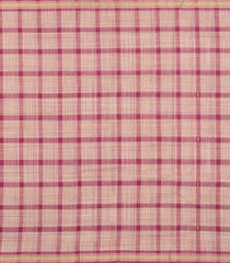 Dusty Pink Woven Kadappa Cotton Saree With Checks-KN0766